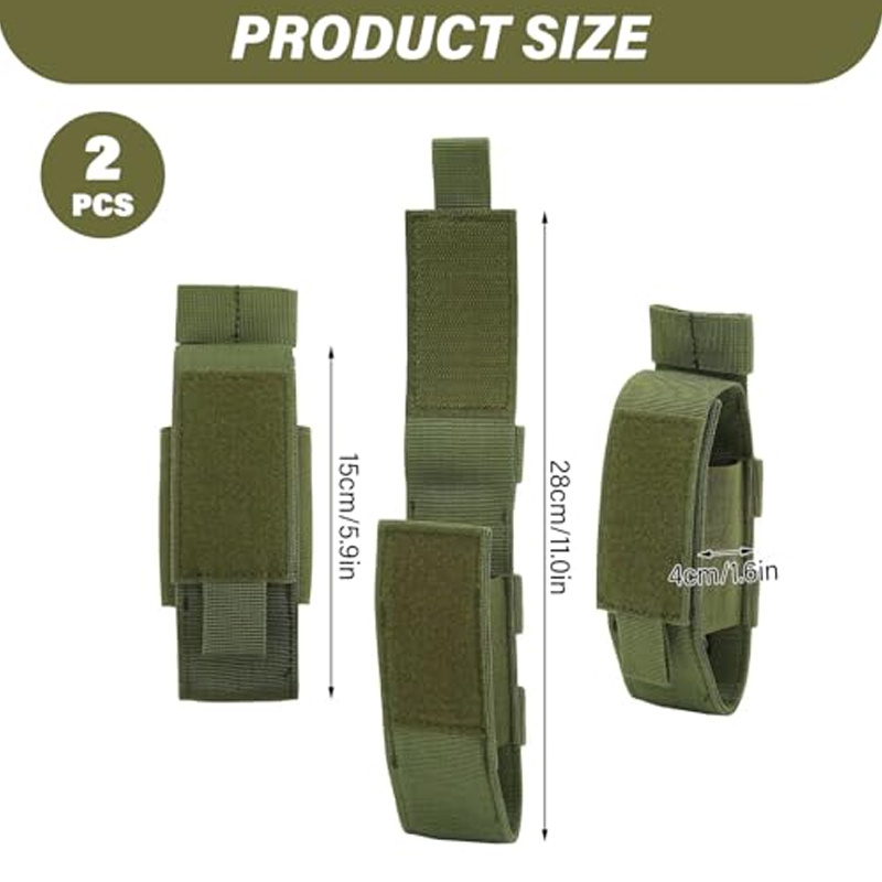 2 Pack Compact Multi-Use Outdoor Pouch for Gear