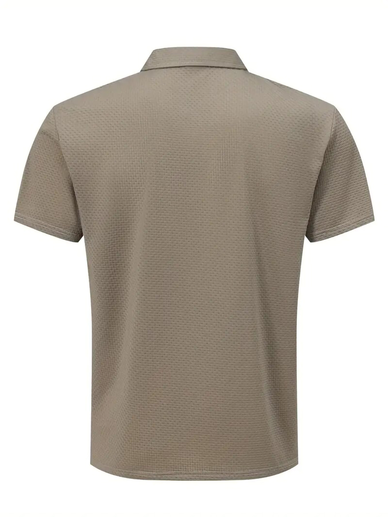 zomerse     shirt voor heren met een geometrische   print, ontworpen met color-blocking en lichte stretch voor een high-end comfortabele outdoor golf- en  -ervaring