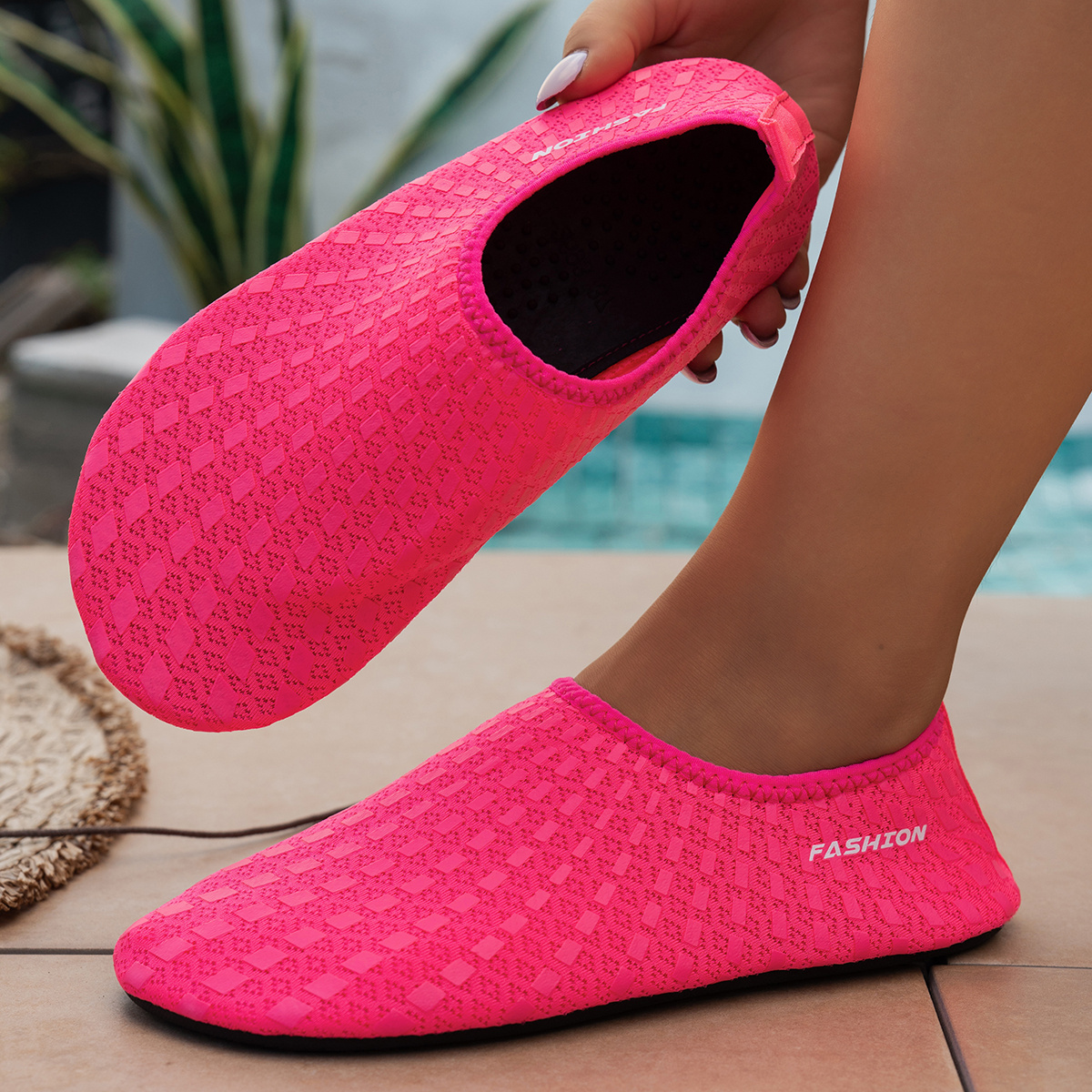 Women's Quick-Dry Water Shoes with Elastic Breathable Fabric