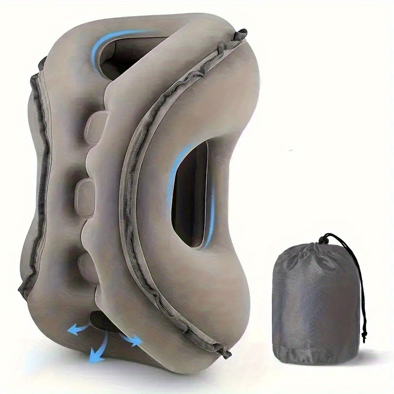 space themed multifunctional inflatable travel pillow