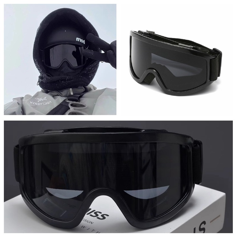 1 unisex otg for ski goggles with wide frame strap anti fog windproof snowboard glasses compatible with prescription eyewear for skiing cycling hiking outdoor sports   gradient polarized lenses transparent color