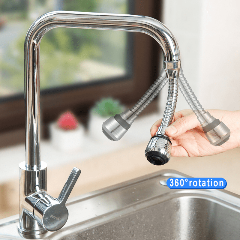 360 degree rotatable high pressure faucet extender with 2     water saving kitchen gadget kitchen gadgets details 2