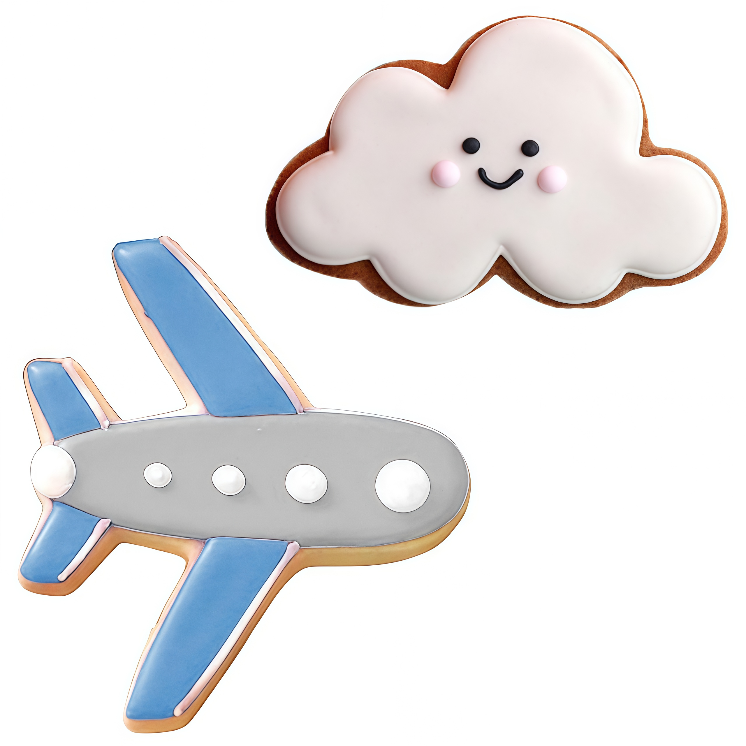 Selecto Bake Silikon-Backform Flugzeug – 5 Mulden | Hitzebeständig & Spülmaschinengeeignet | Für Kuchen, Fondant, Schokolade