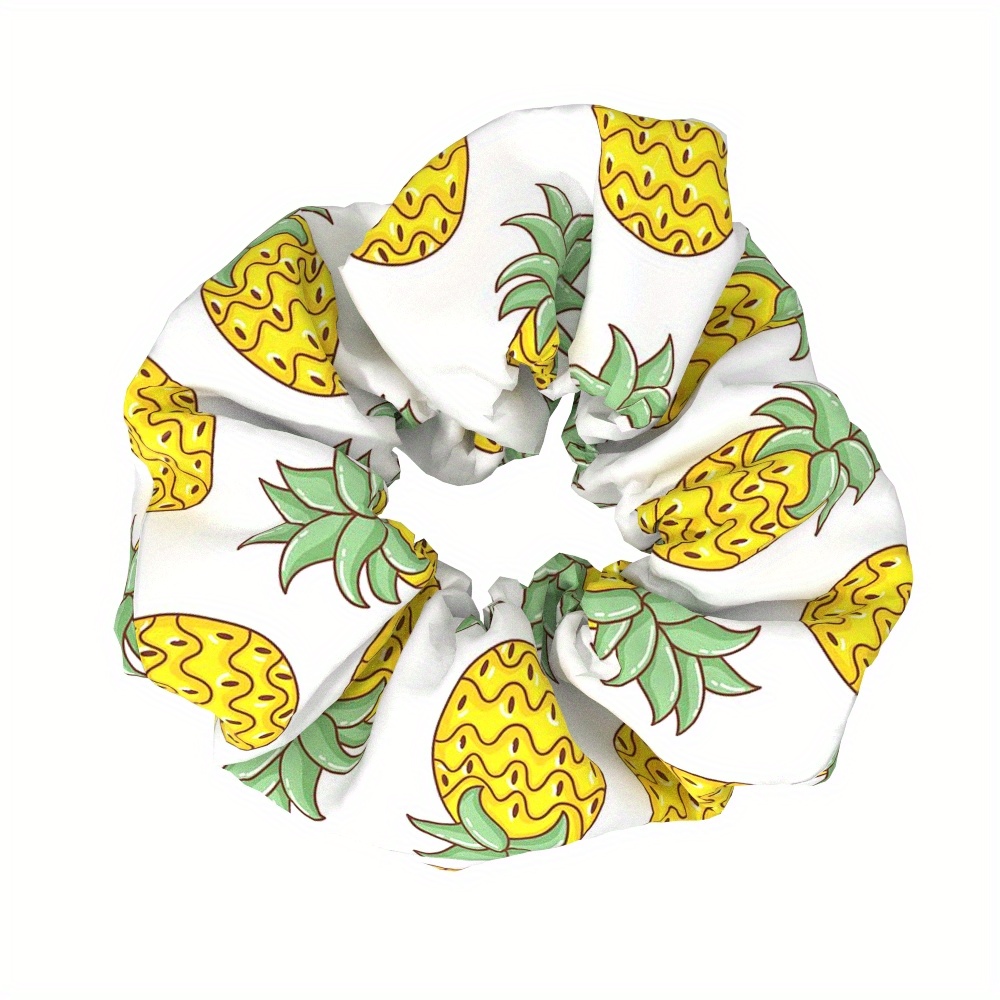 TEMU 1pc Large Hair Tie Women's Fabric Hair Rope Headdress Tie Hair Gift Party Gift Holiday Fruit