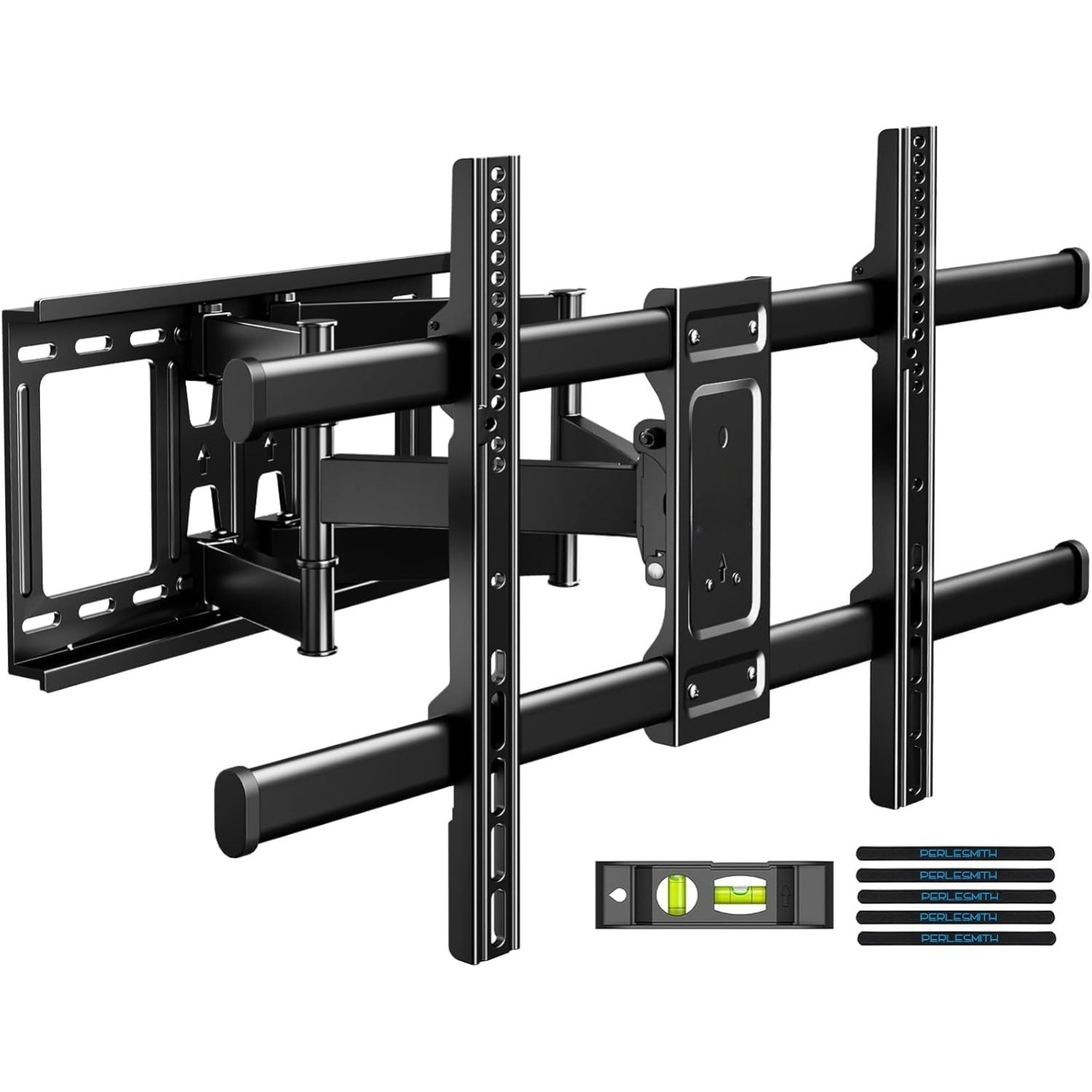TEMU Support Mural TV Rotatif 37-82 pouces, Charge 132Lbs, VESA 600X400, Support Pivotant et Inclinable pour Montants en Bois de 16 pouces