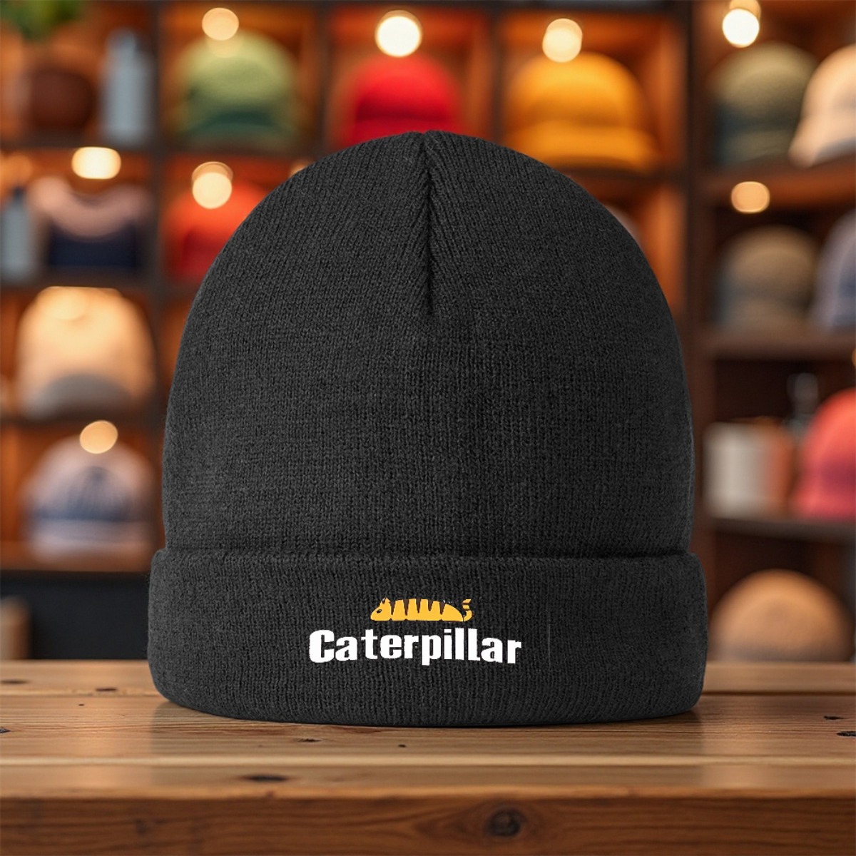 1pc for   beanie hat heavy duty warm winter knit cap adjustable   lightweight soft for men women for caterpillar brand hat for christmas thanksgiving easter gifts     ideal for everyday formal wear official for caterpillar   accessory 0