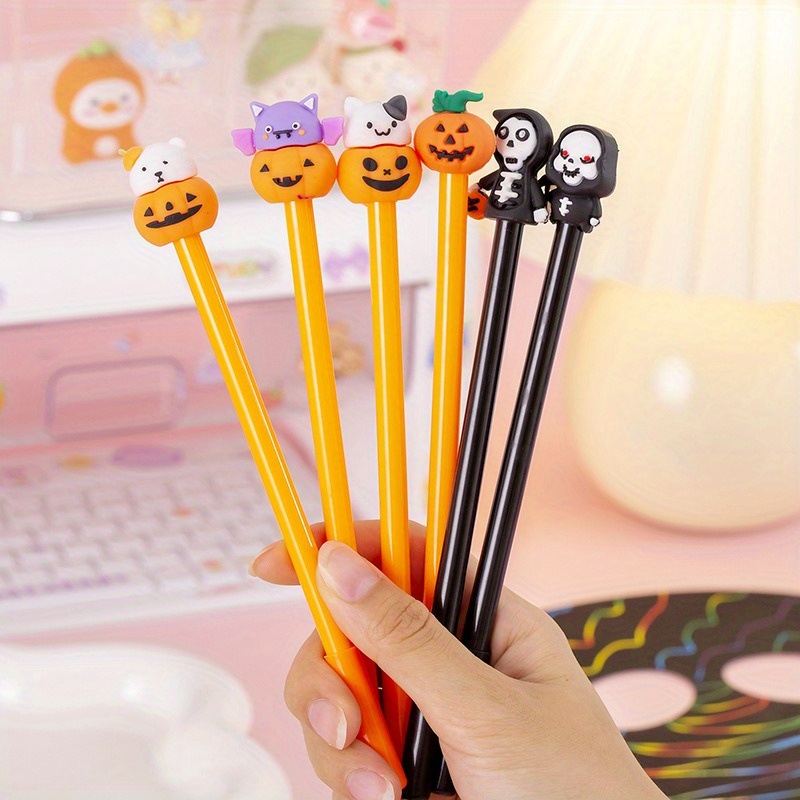 Halloween Novel Writing Pens & Colored Pencils Set