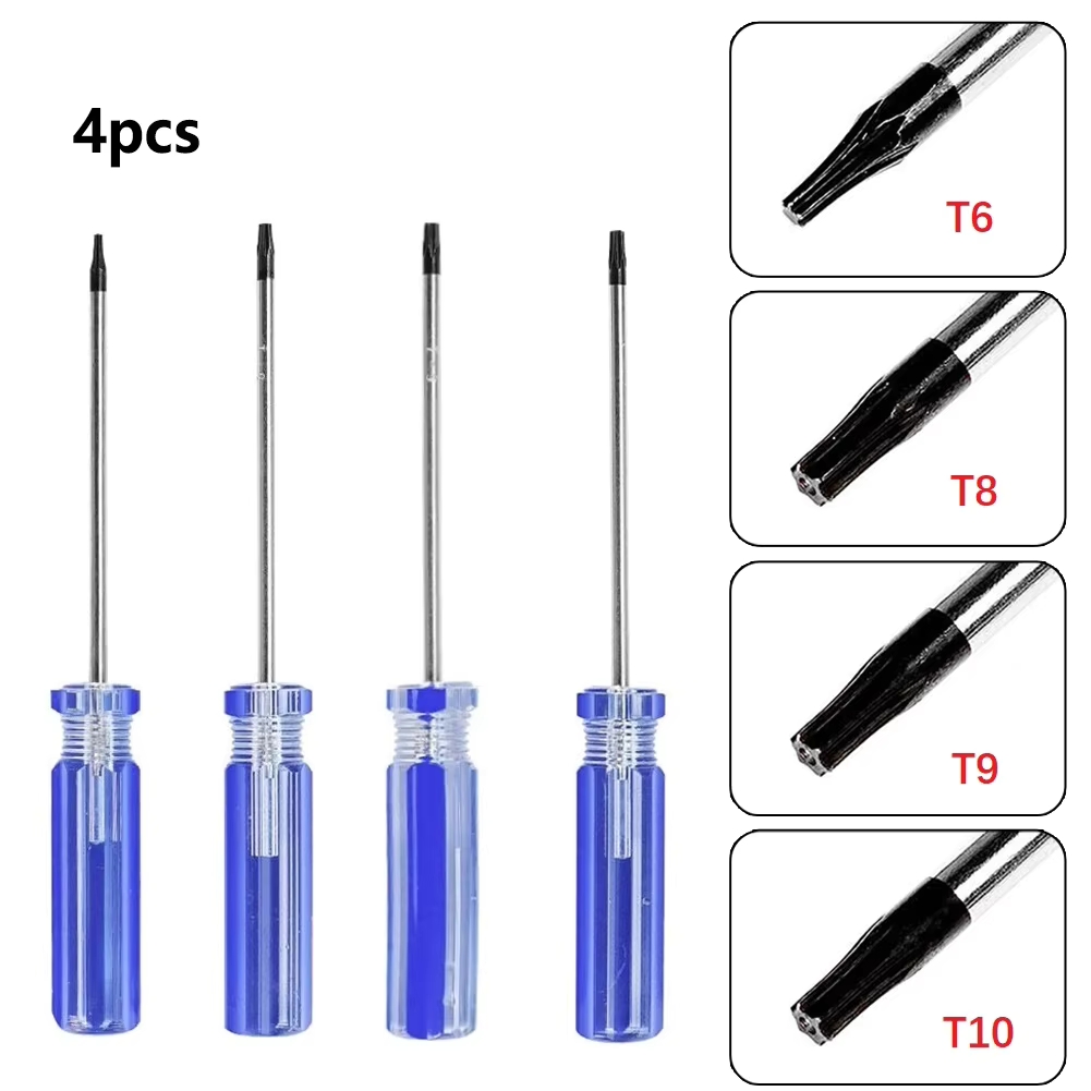 TEMU Magnetic Torx Screwdriver Sets Precision T8 T9 T10 Torx Security Repair Tool Kit For 360 Wireless Controller Fif66