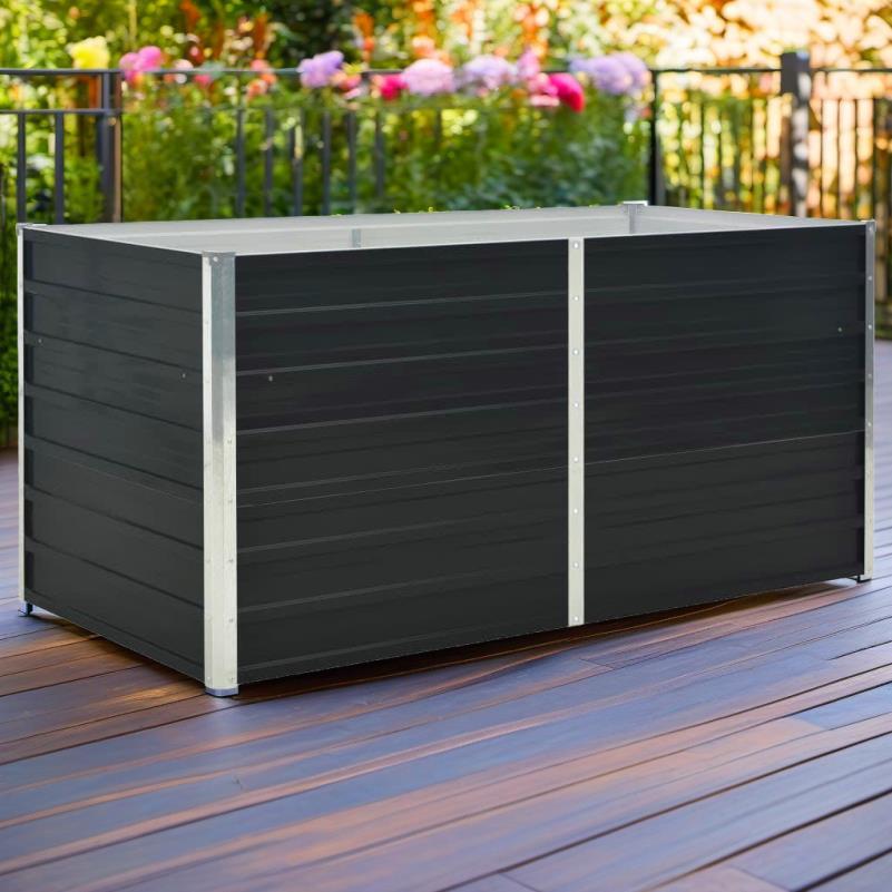 

Galvanized Steel Anthra Sheet 160x80x77cm Bed Gardening