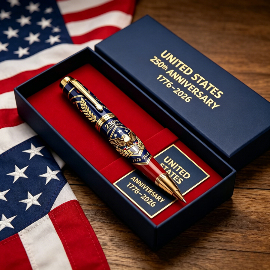 american   memorial 250th anniversary commemorative liquid ink rollerball pens     250th anniversary cultural and creative signature pen   theme office