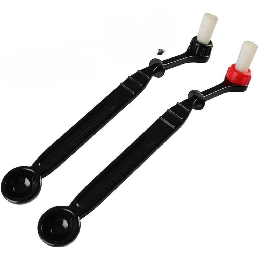 TEMU Kit de Brosses de Nettoyage pour Machine à Espresso - 2 Brosses à Café avec Cuillère et 2 Têtes de Brosse Détachables pour à Café et Nettoyage