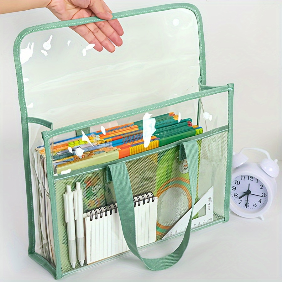 1pc large capacity expandable transparent pvc file folder Temu