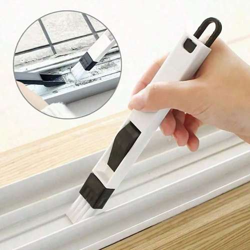 1pc window slot cleaning brush screen window cleaning tool keyboard slot small brush glass belt dustpan brush