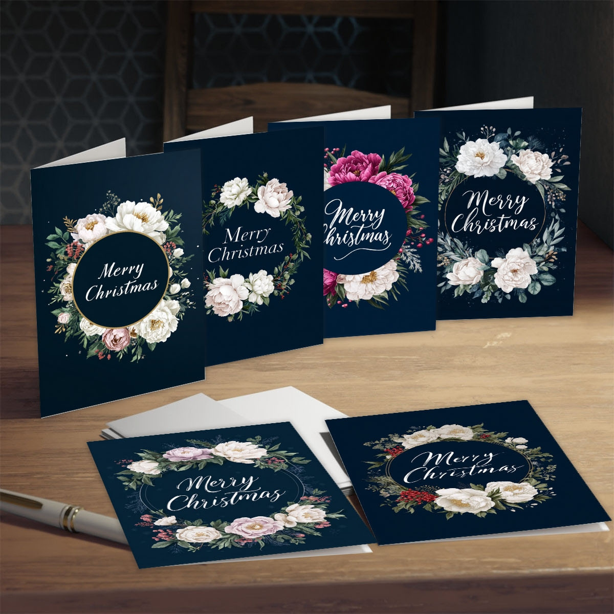 Carte De Noel Vintage Carte Noel, 36 Pièces Carte De Noel Avec Enveloppe, Carte De Carte Condoléances