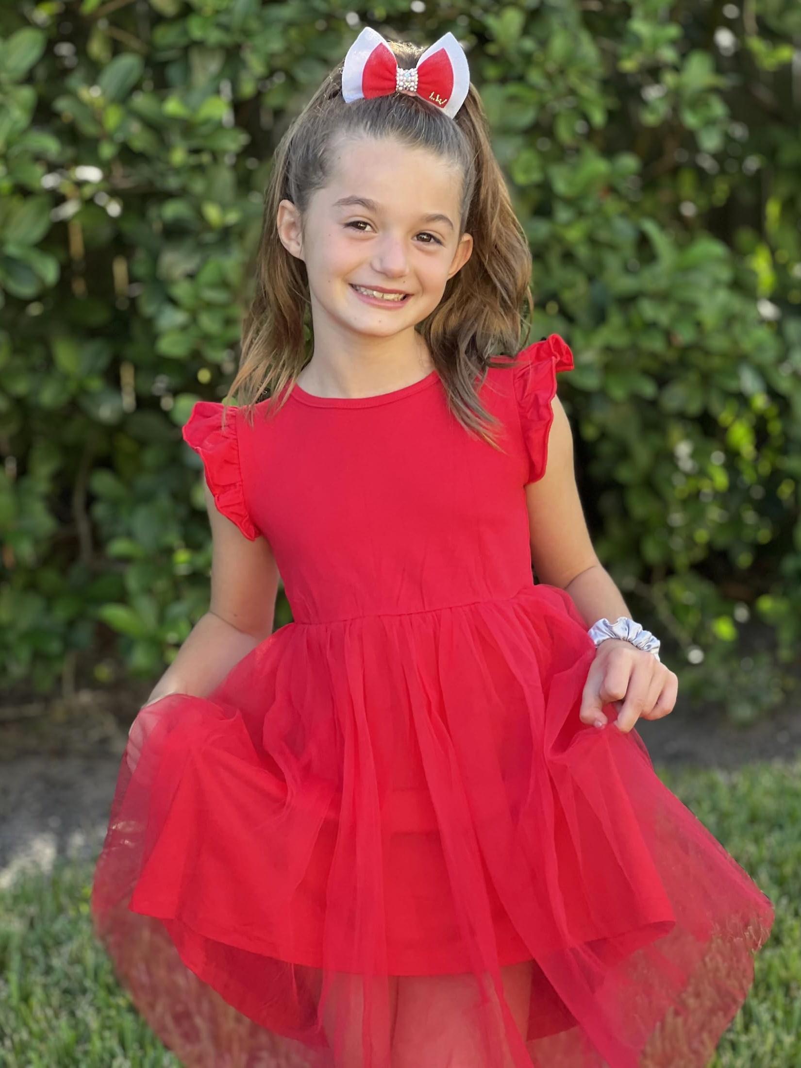 girls tutu ruffle cute tulle dress summer party princess - Temu