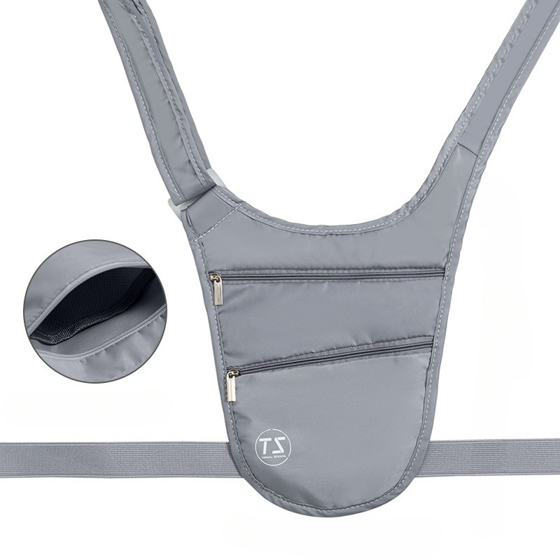 TEMU Breathable Sports Crossbody Bag Invisible Body-hugging Anti-theft Waist Pack Men Women Travel Crossbody Storage Bag
