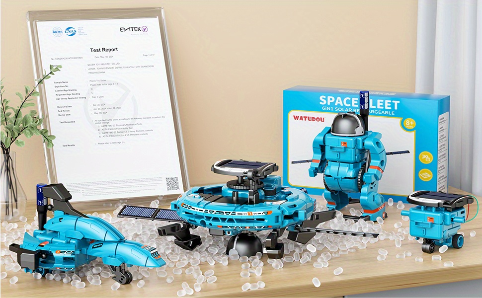 120pcs STEM Building Robots Toy for Kids Ages 8-12, Science Kits, Solar Space Toys Gifts for 8 9 10 11 12 Year Old Teen Boys Girls