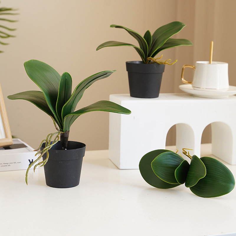 Große Künstliche Orchidee In Keramiktopf, 43 Cm, Weiß – Realistische Deko Für Wohnzimmer, Bad & Küche