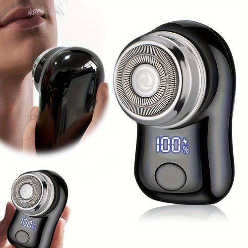 afeitadora eléctrica para hombre | carga usb, pantalla digital, y portátil, ideal para viajes de negocios, regalo de vacaciones para hombre