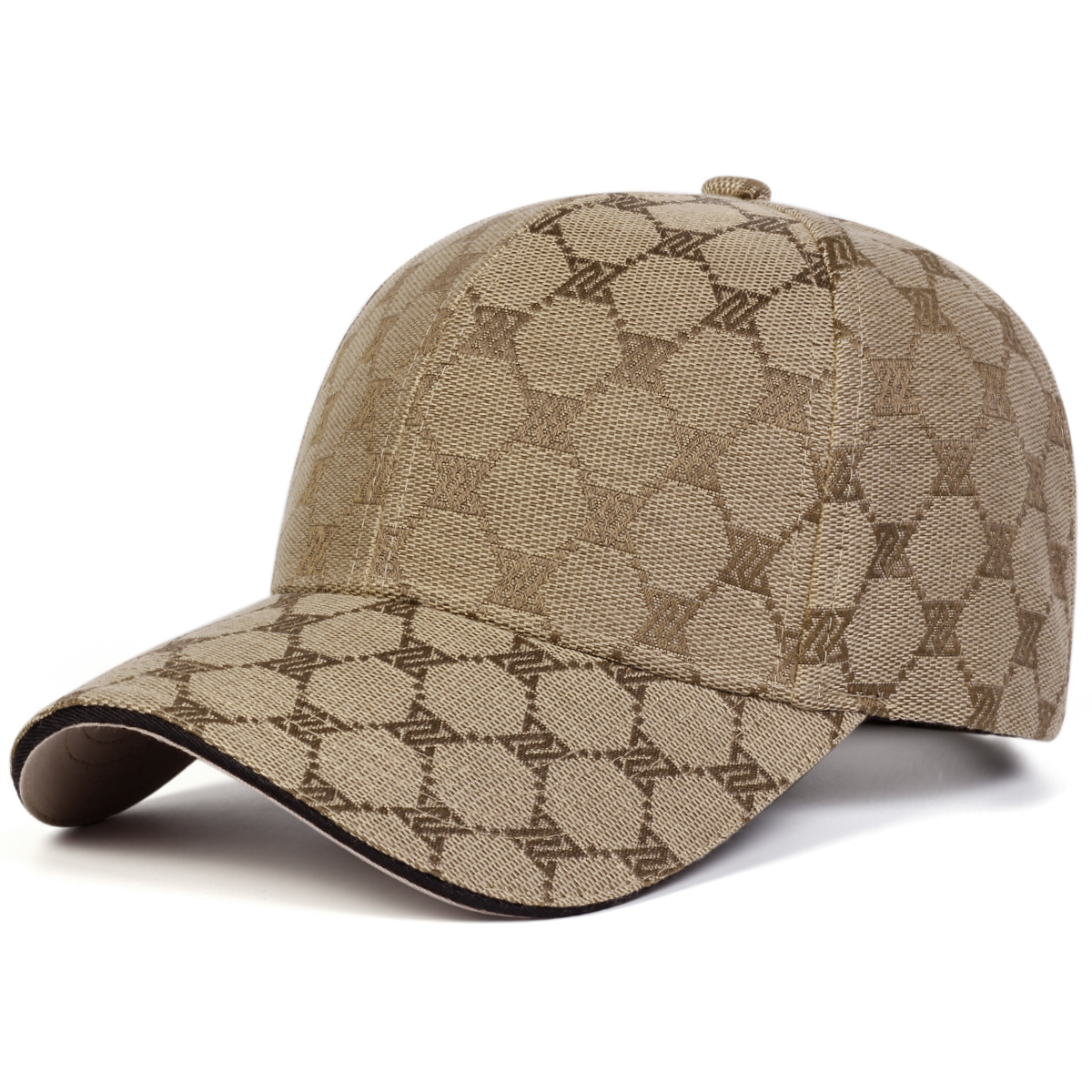 TEMU 1 Women's Geometric Letter Print Baseball | Adjustable Fashion Casual Hat For Spring/fall Travel, Beach Parties, Polyester, Buckle Closure