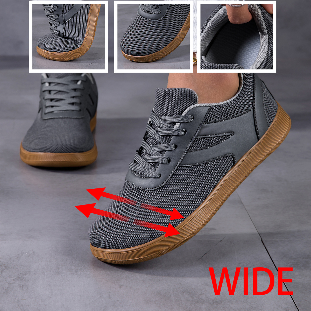 Image of Women's Barefoot Sneakers For Walking With A Wide Toe Box, Minimalist 0 , Breathable Fashionable Footwear
