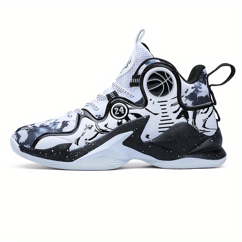 Men's Basketball Shoes High Top - Lightweight Breathable With Ankle Support & Non-Slip Outsole