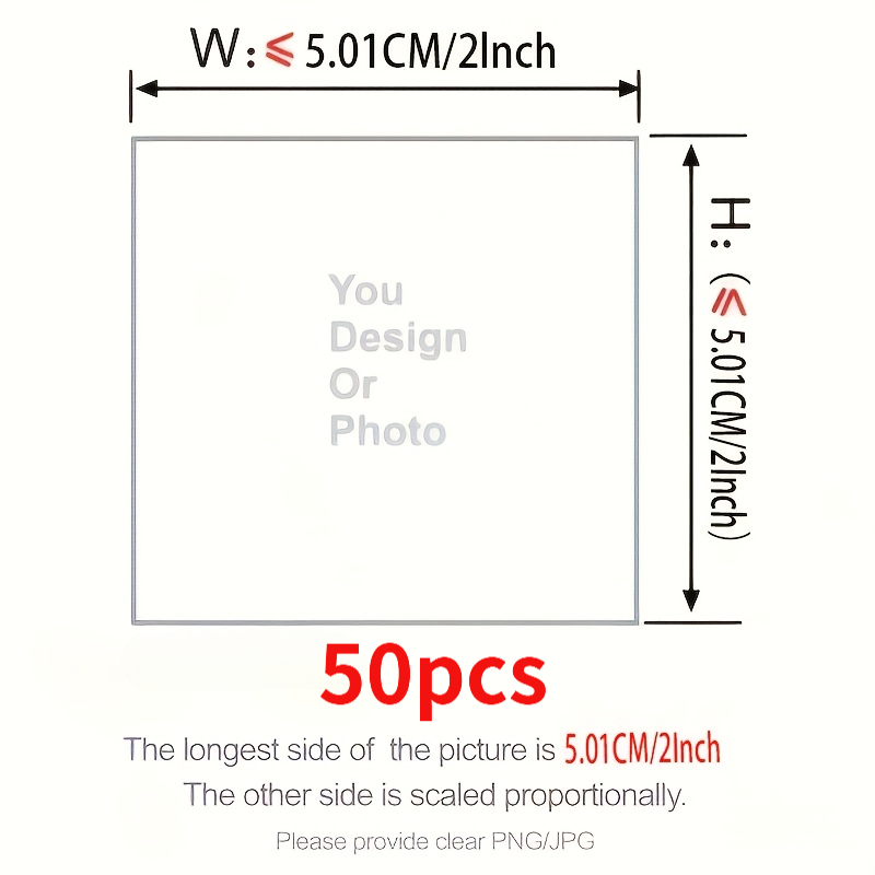 TEMU 50pcs Themed Custom Dtf Heat Transfer Printing, Holiday Ironing Stickers, -resistant Stickers, Clothing And Home Universal Heat Transfer
