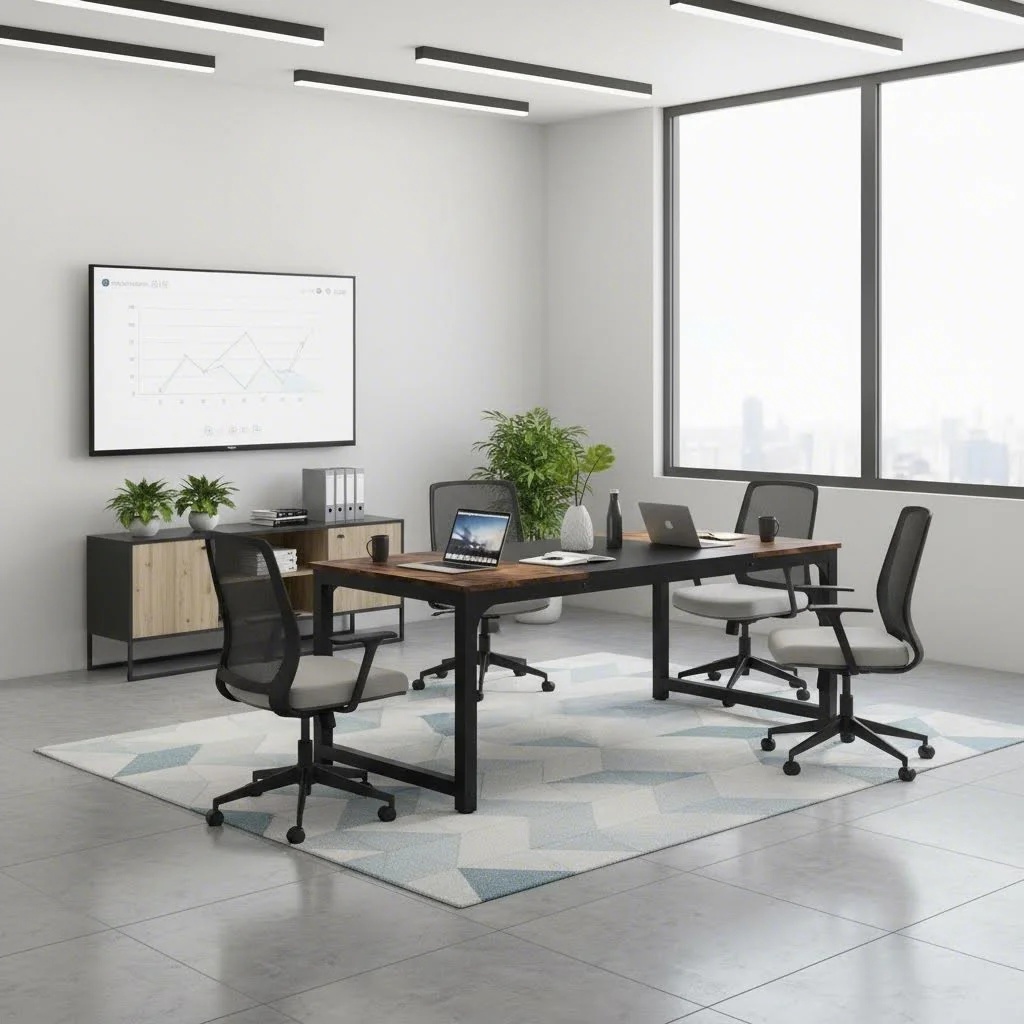 70 Inch , Large Office Table With Thick Frame (only Table 1pc)