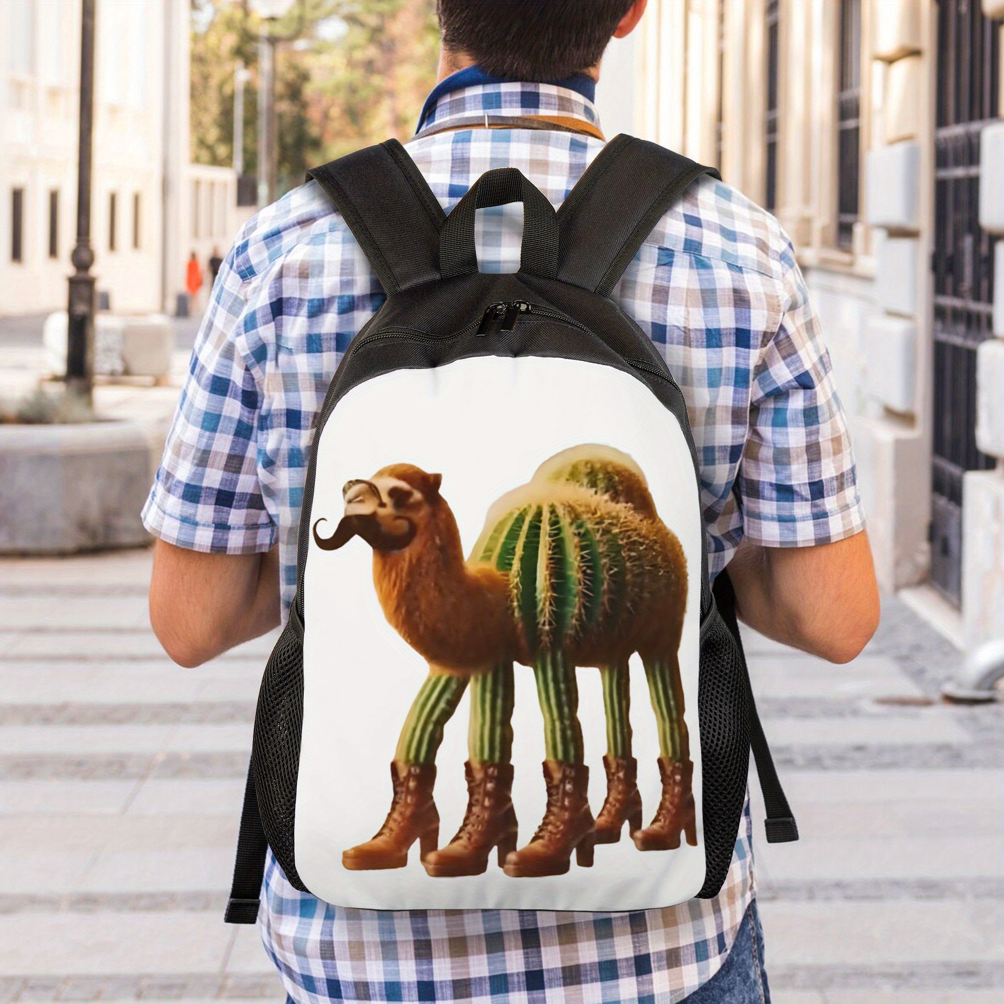 1pc tobi italian brainrot backpack cute cactus print school Temu