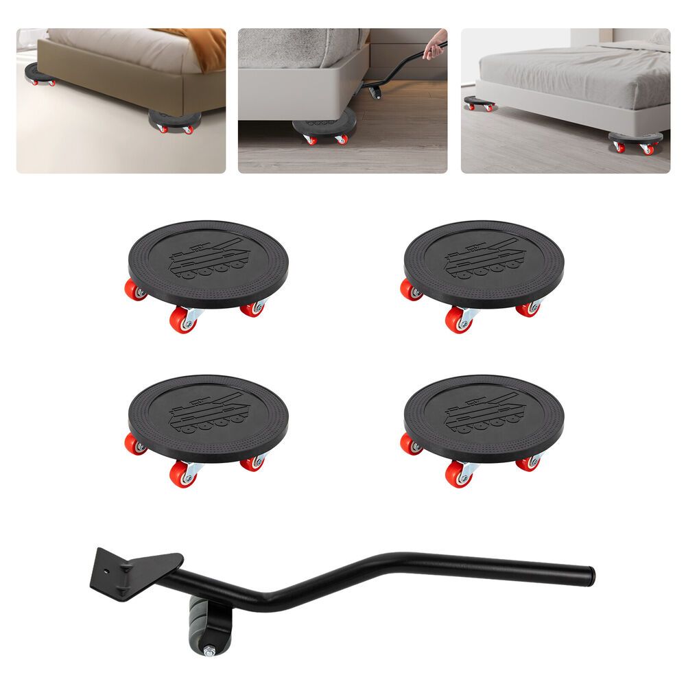 TEMU Furniture Lifter Furniture Transport Furniture Castor Set 5pcs. 360° Removal Helper Furniture Mover En