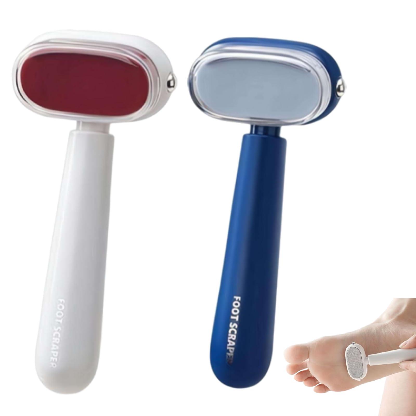 TEMU 2pcs Double Sided Foot Rasp Hard Dead Skin File Remover Foot Care Pedicure Grinding Tools Stainless Tools