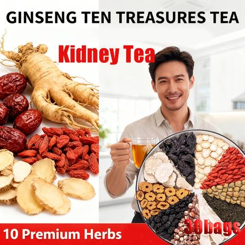30 packs of mens tea a traditional herbal tea ginseng and ten kidney tea with ten ginseng and red date tea premium packaging rich in ginseng maca hawthorn