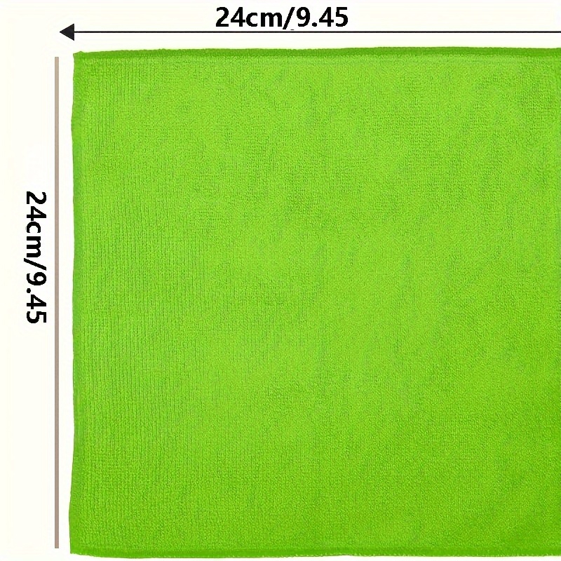 Hot-Selling Value Pack of 20pcs in Random Colors, Multi-Functional Cleaning Cloth, Microfiber Dishcloth, Highly Absorbent Cloth, Suitable for Kitchen, Bathroom, Car, Home, Office And Outdoor Use, Durable, Does Not Shed, Christmas