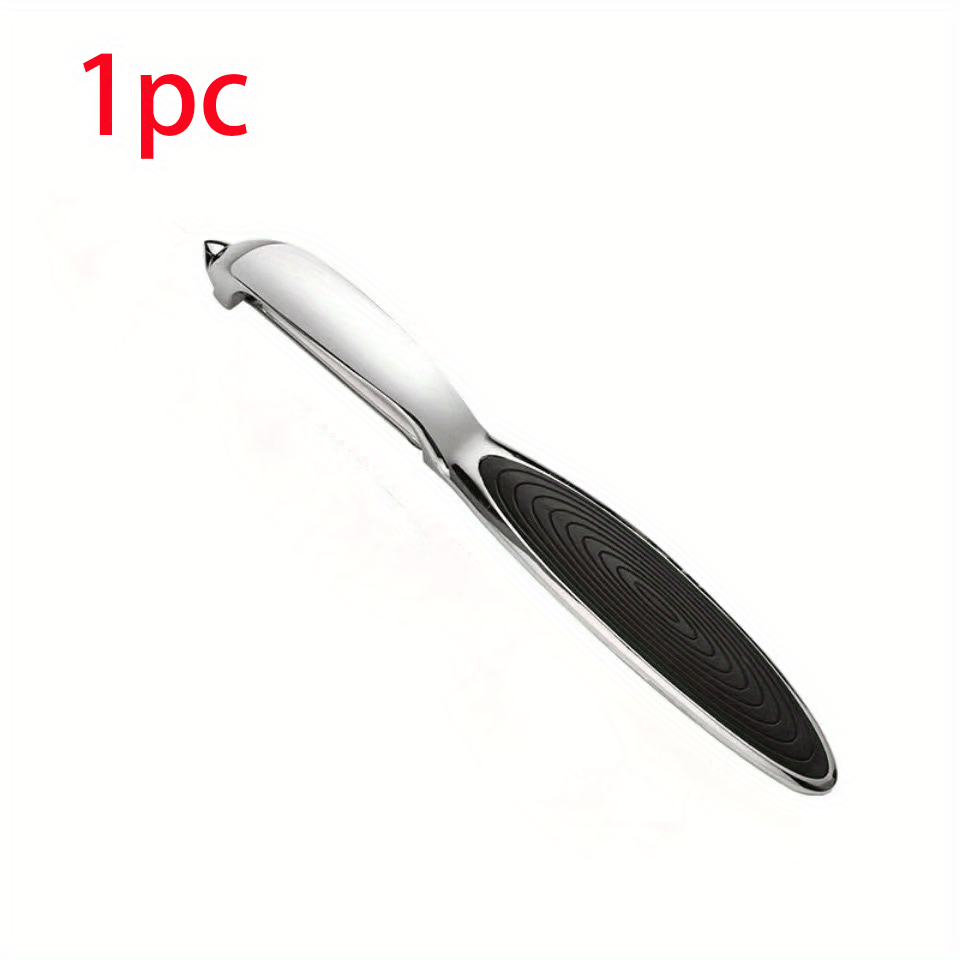 1pc Stainless Steel Vegetable And Fruit Peeler With Non-slip Handle And Sharp - Peeling, Suitable For Kitchen Use, Kitchen Additions, Vegetable Peeler
