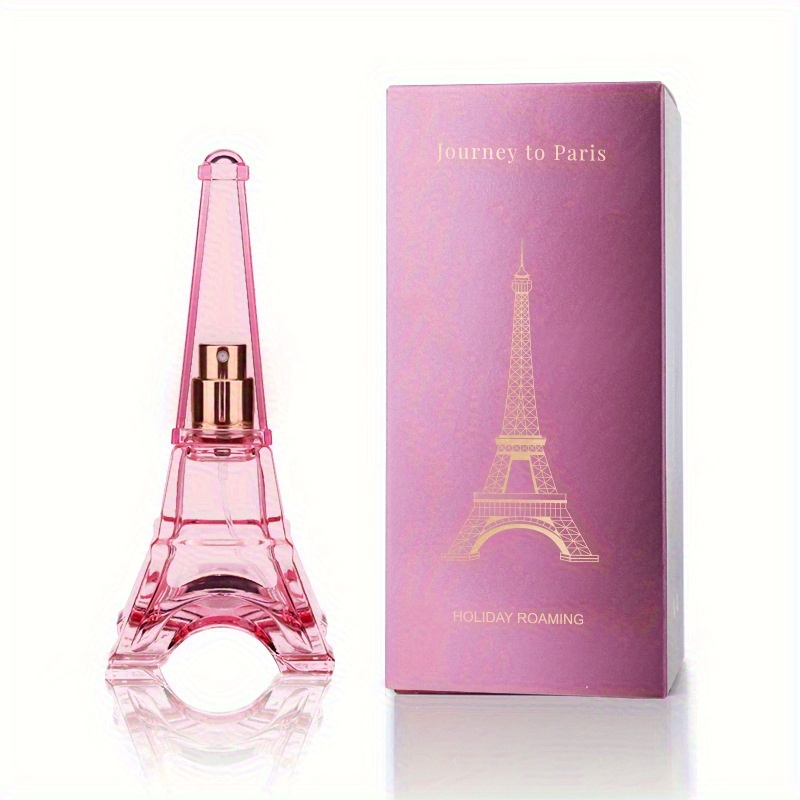 Image of Perfume For Women On Paris Travel, Good Floral Scent, Long-lasting Fragrance, Pink Perfume, Perfect Gift