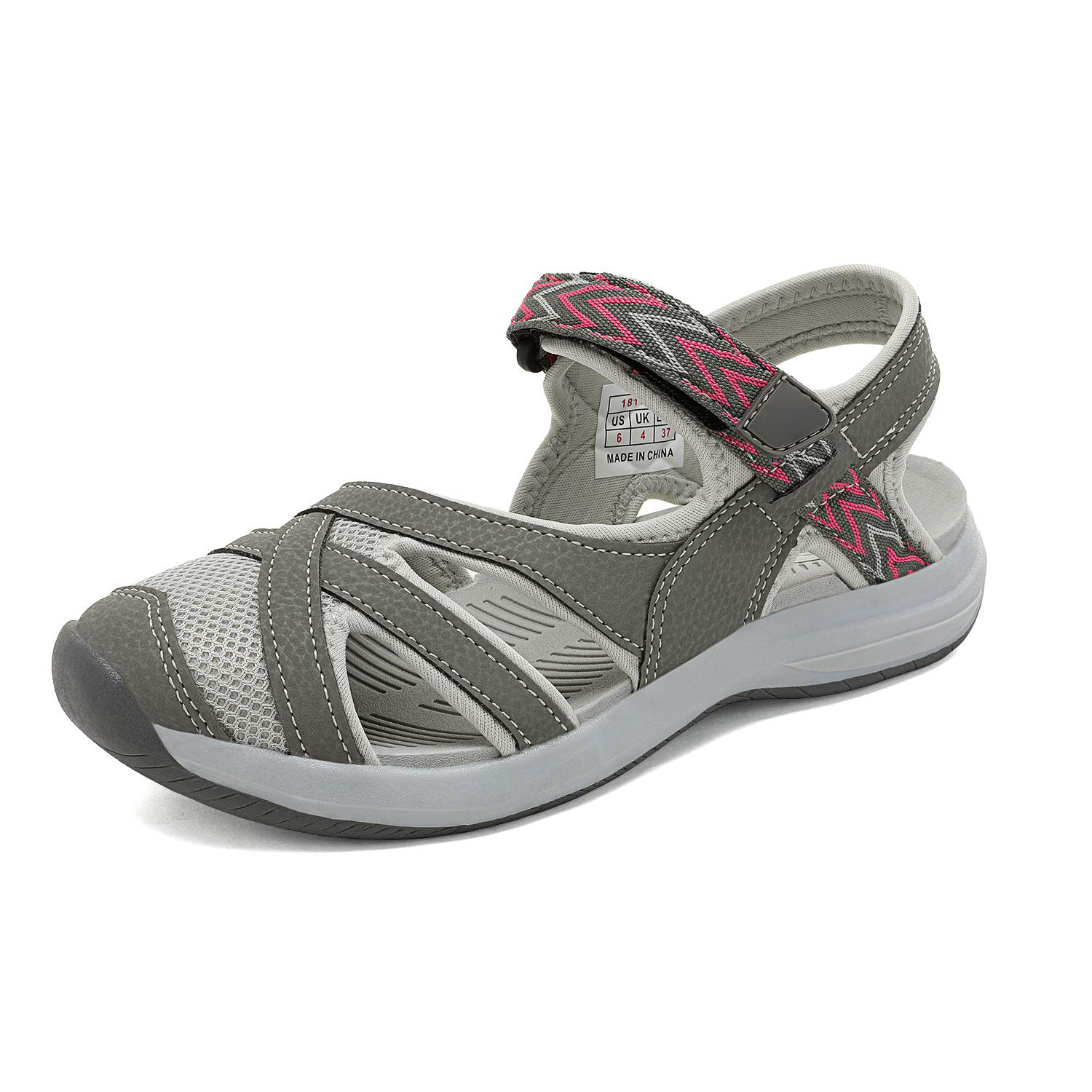 Dream Pairs Women's Outdoor Trekking Sandals - Tpr Outsole & Soft Midsole Shoes For Walking & Casual Trail Wear, Women Shoes