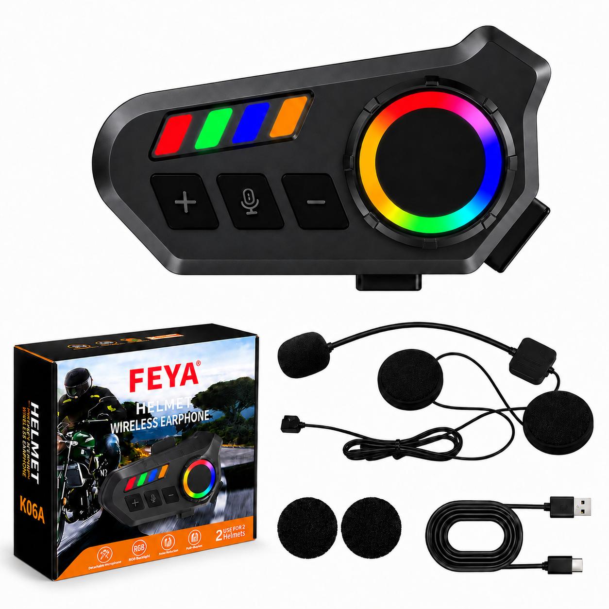 TEMU Premium Wireless Cycling Headset, Wireless 6.0 Version, 2 Kinds Of Mics, Active Noise Reduction, Long , Practical Enthusiasts (helmet Not