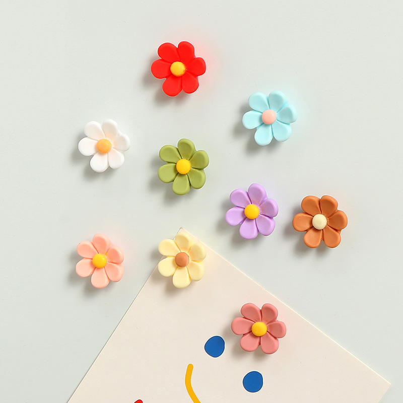 E-shop 9 Stück wunderschöne Kühlschrankmagnete mit Blumenmuster, Küchendekoration, perfekte Weihnachtsgeschenke, liebliche Kühlschrankmagnete mit