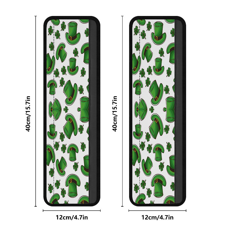 TEMU 2pcs Of Clover Pattern Refrigerator Door Handle Covers, 4.7×15.7 Inch Kitchen Appliance Handle Protectors, Removable And Reusable Refrigerator
