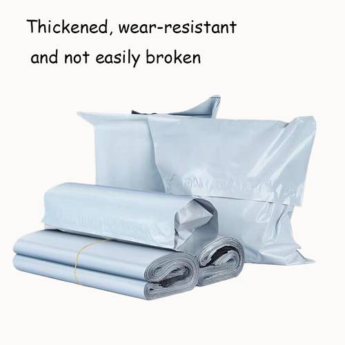 white polyethylene shipping bags different sizes from 16 6x11 1 inches to 24x19 7 inches suitable for clothing corporate shipments gift wrapping durable self mailing bags and shipping envelopes