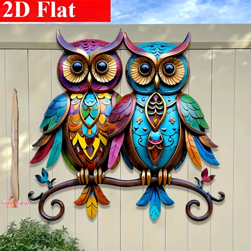 E-shop 2D Flat - 【2D Flat】 2D Flat - [2D Flat] 2D Flat, ., Wanddeko im Bohemian-Stil mit Eule - Terrasse, Garten, Hof, Wohnzimmer und Schlafzimmer,