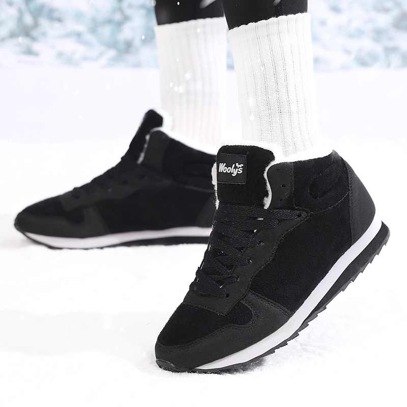 TEMU Men's Outdoor Snow Boots, Warm Lace-up Winter Sports Shoes, 3 Colors , Suitable For Outdoor Activities, Commuting, And