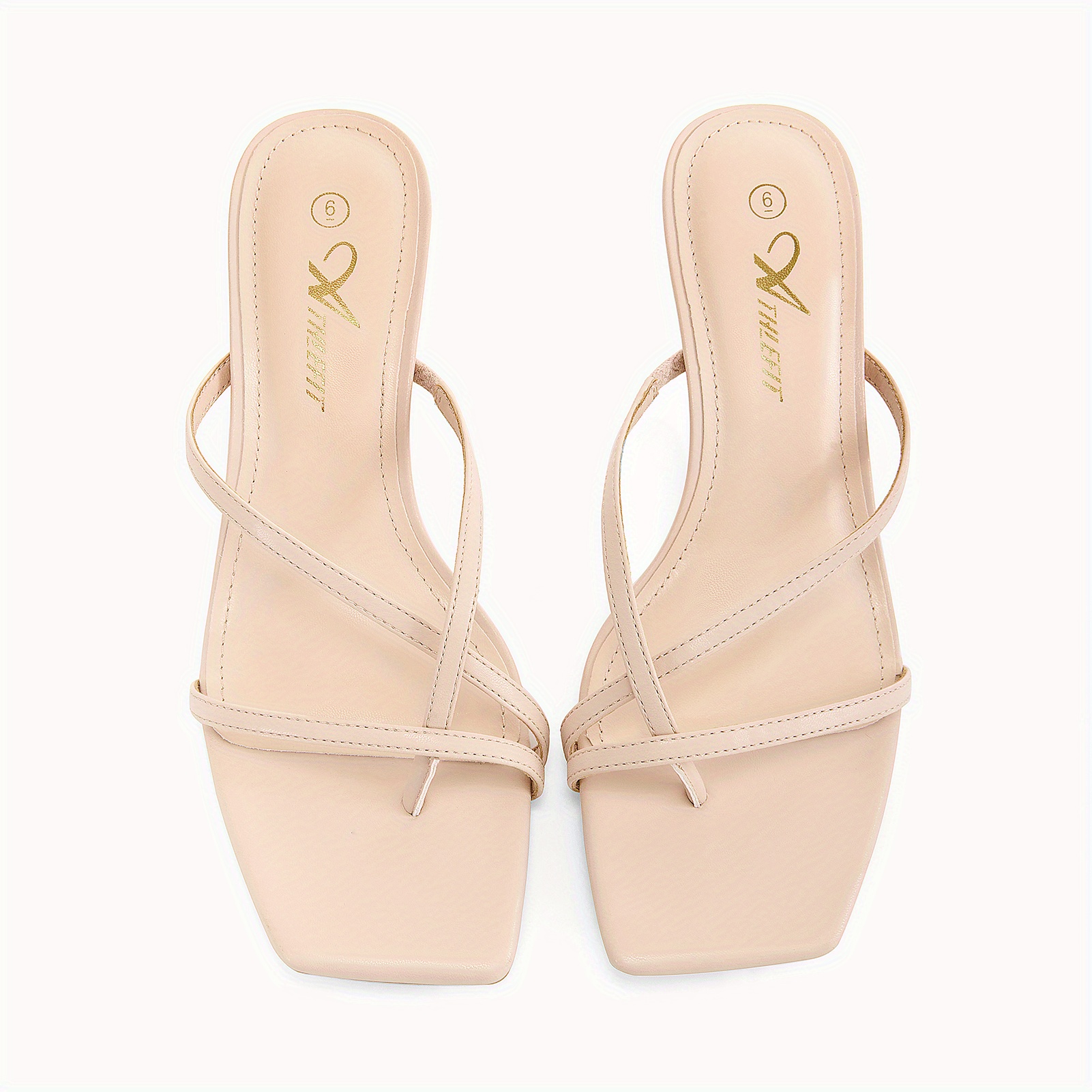 Black Chunky Heels For Women Athlefit Women's Braided Strappy