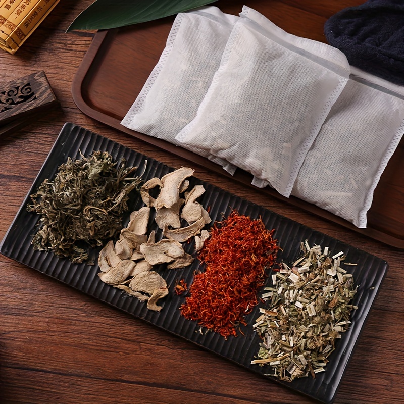TEMU Herbal Conditioning Foot Bath Packs Individually Packaged Bagscontaining 12 Herbal Ingredients Including Motherwort For Foot Bath Wellness