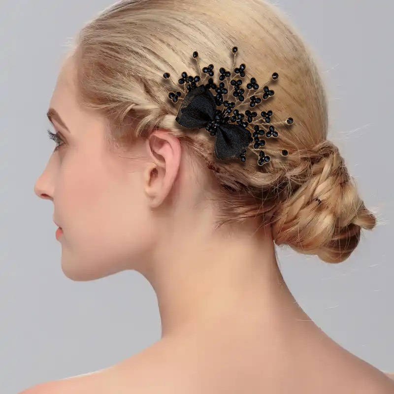 hair accessories for black dress Dark In Love Vegan Leather Studded Mini Dress main image 1