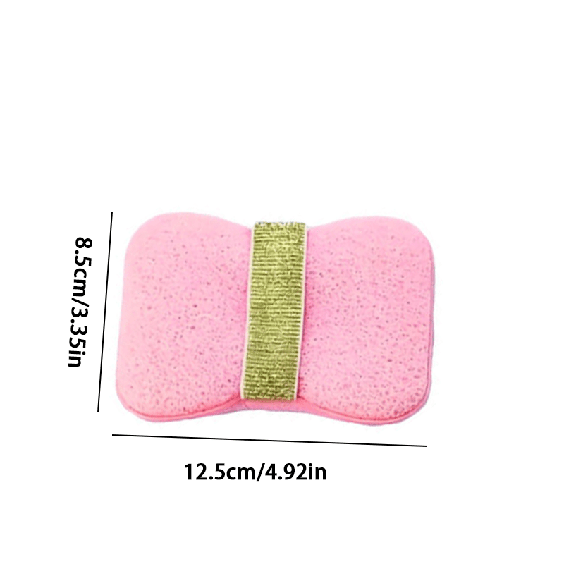 6pcs Household Bath Sponge Cleaning Tool Set with Exfoliating Sponges