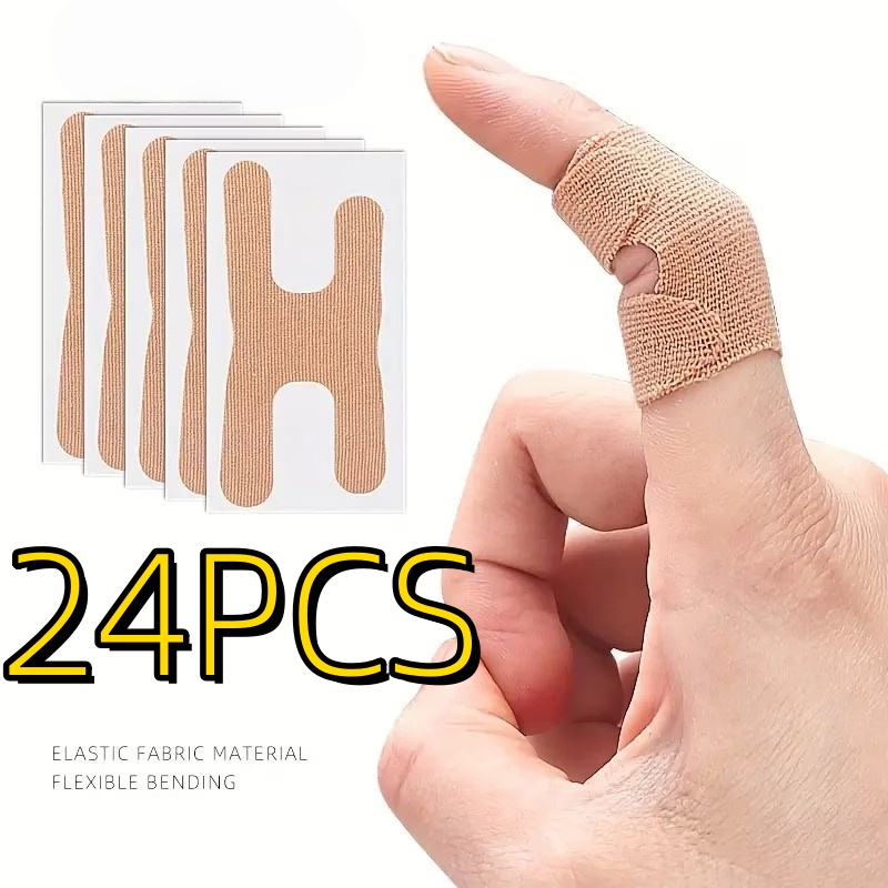 Beige Self-adhesive Finger Tape| Flexible, Breathable Pp Material, Gym And Athletes