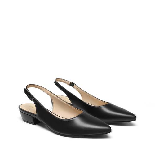 elegant slingback pumps for women kitten heel low block heel shoes comfortable business formal and wedding pumps women shoes