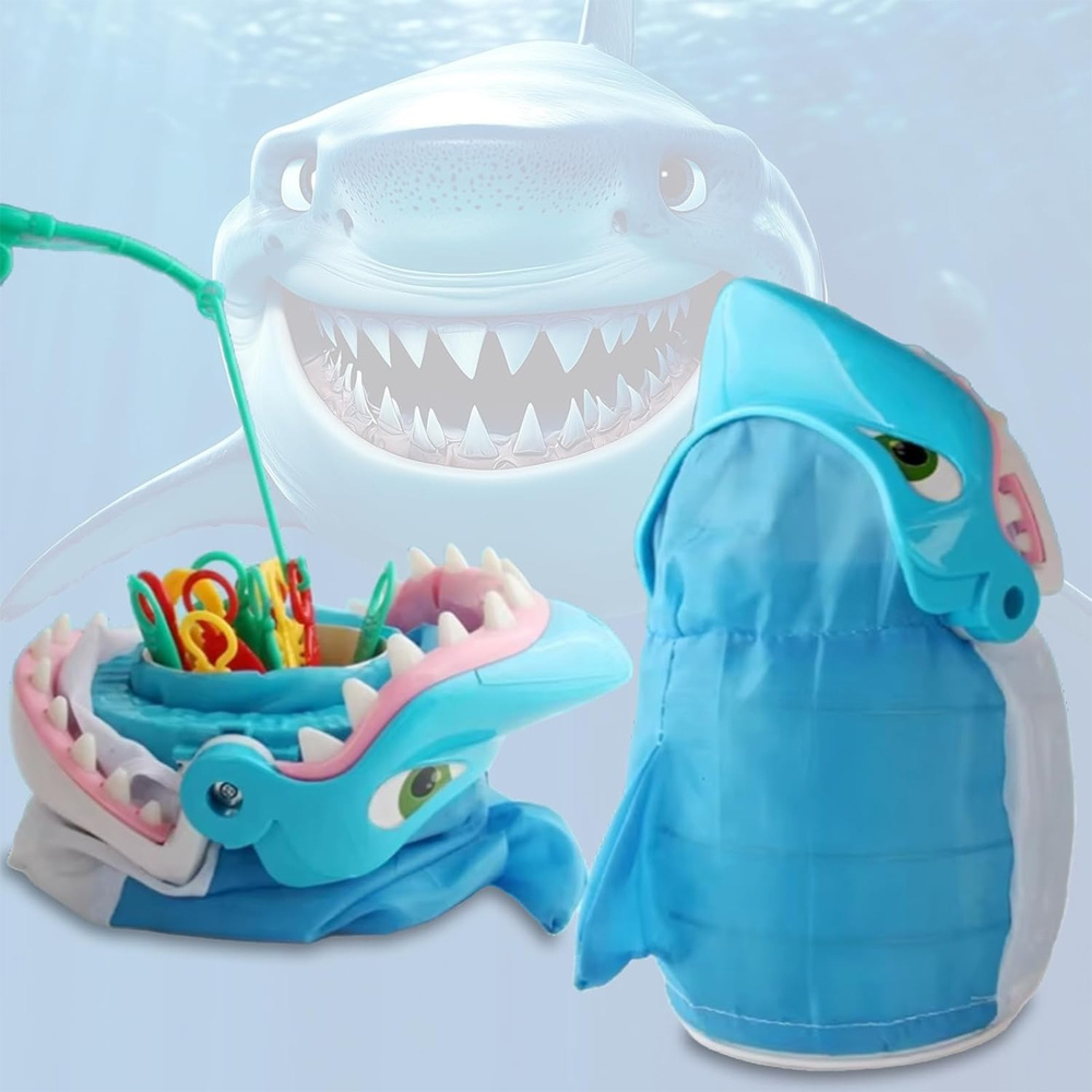 Boat Cabin Shark Game Set - An Outdoor Game Suitable For Family Entertainment. A Fun Game Set Perfect For Multiple Players To Enjoy While Camping In The Backyard.
