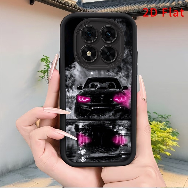 TEMU Phone Case - Phone Case-2d Flat For Redmi K90 Pro Max K80 K40 Gaming Note 15 Pro+ 5g 14 13 12 11 5g, Slim Protective Cover With Sporty Racing